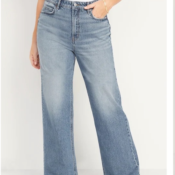 NWT! Extra High-Waisted Wide-Leg Jeans for Women - Picture 3 of 3